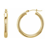 Classic Gold Hoop Earrings